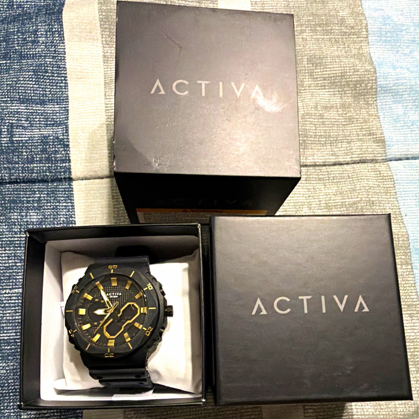 Activa Exon X Invicta Digital Men’s Watch – 48mm. Black (ACW8120-003) NIB