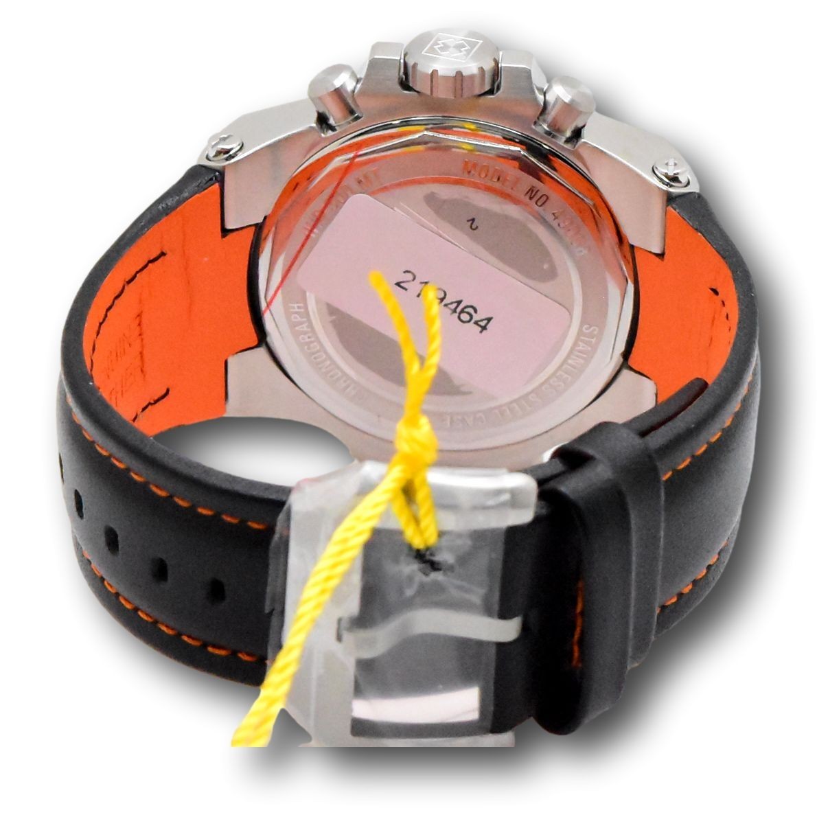 Invicta Akula Iron SubNautica Men’s 58mm Orange Dial Chronograph Watch 49068