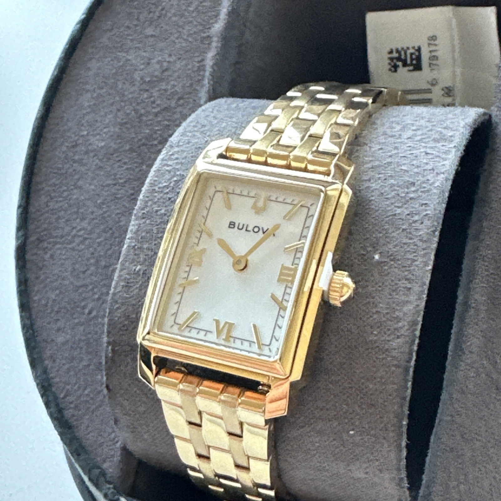 Bulova Women’s Classic Sutton Quartz Gold Stainless Steel Watch 21 MM 97L177