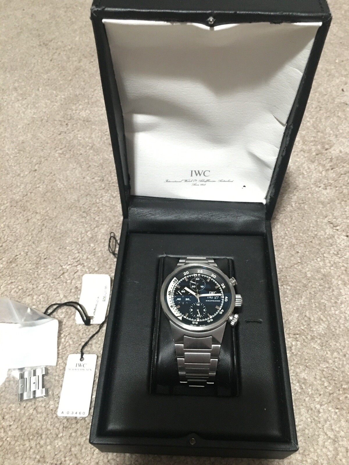 IWC Aquatimer- IW371928. IMO, THE BEST VERSION OF THE AQUATIMER. BOX ONLY