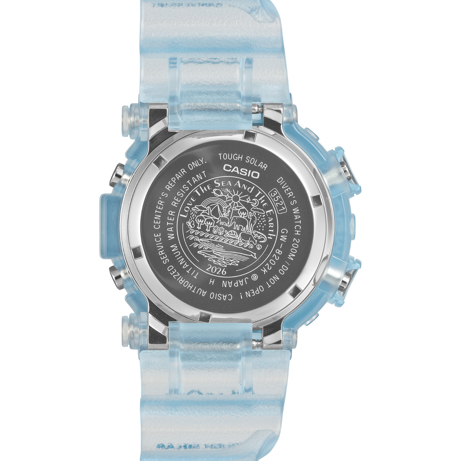 Casio G-SHOCK GW-8202K-2JR FROGMAN Master of G Sea Blue Whale Men Watch LIMITED