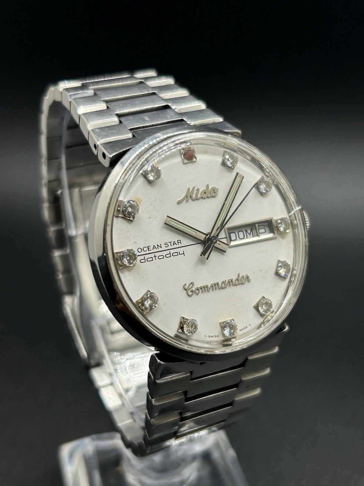 Vintage MIDO Ocean Star Datoday Commander 8269 Swiss Made Rare Dial Men’s Watch
