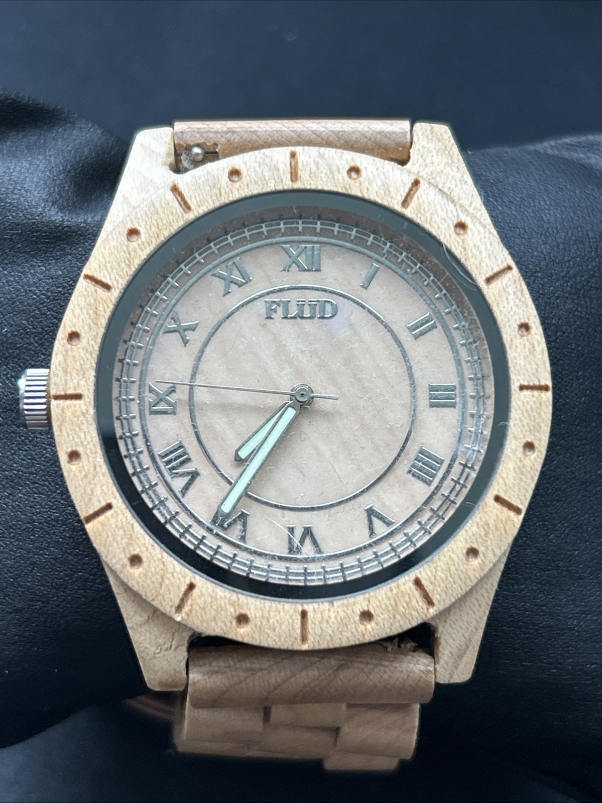 Flud Men’s Wood Quartz Watch