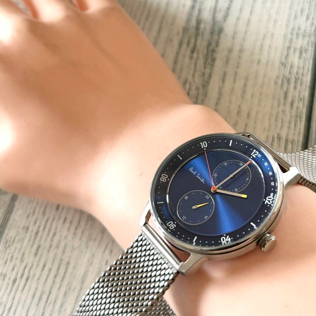 Paul Smith Watch Church Street Blue Used From Japan Check description