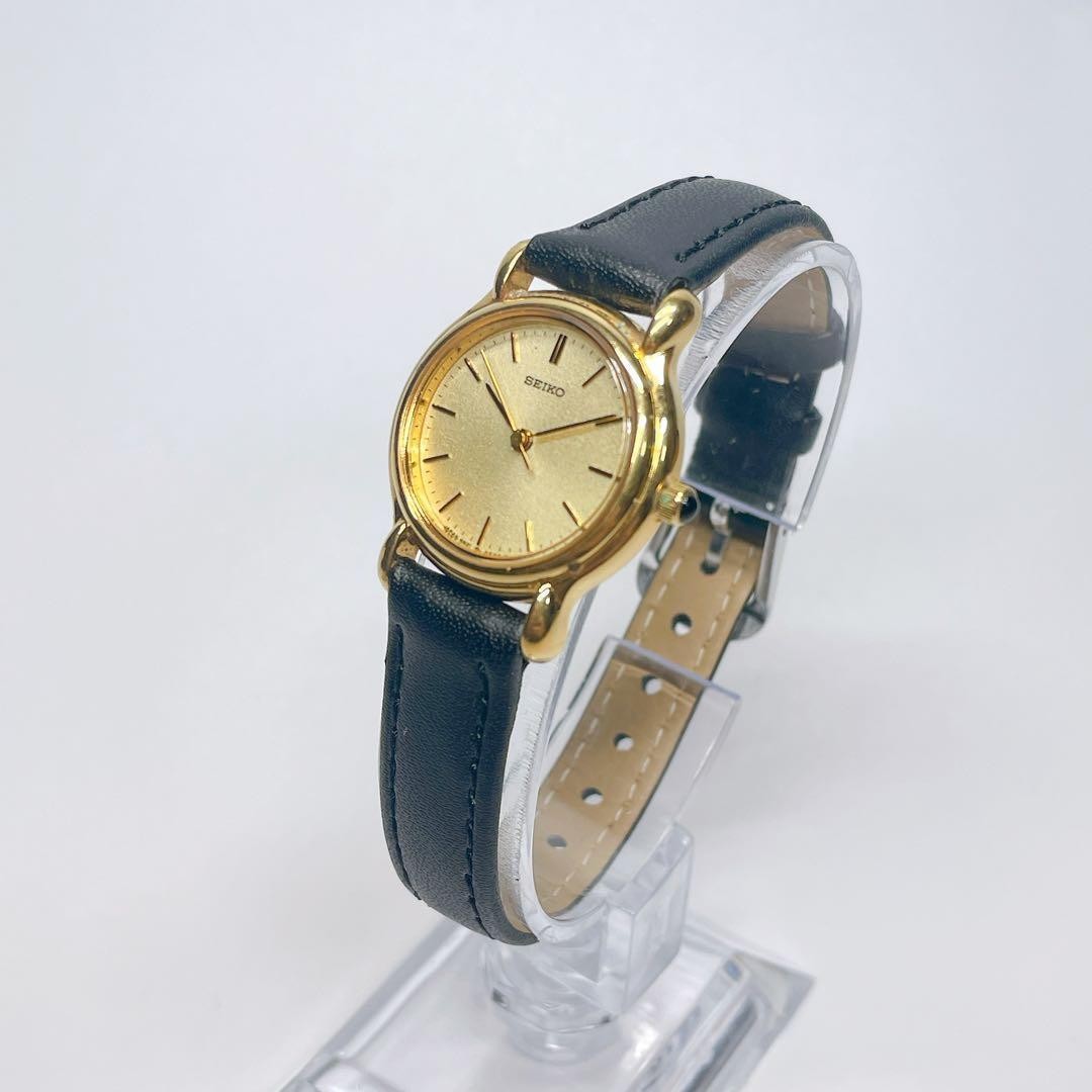 SEIKO Seiko Gold Women’s Watch 12.5-17cm Working Condition 14