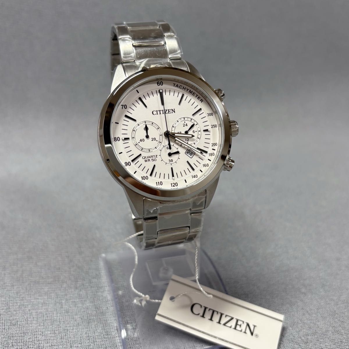 Citizen AN8150-56A Quartz (Battery) Stainless Steel White