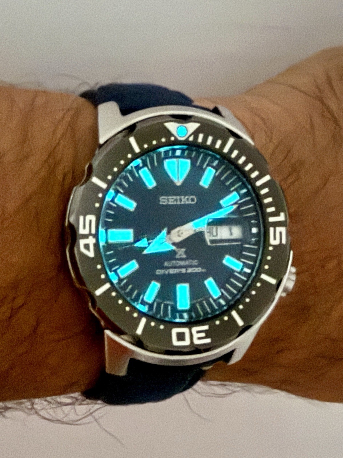 Seiko Monster SRPD25 – Prospex Automatic Diver 200m Blue Dial