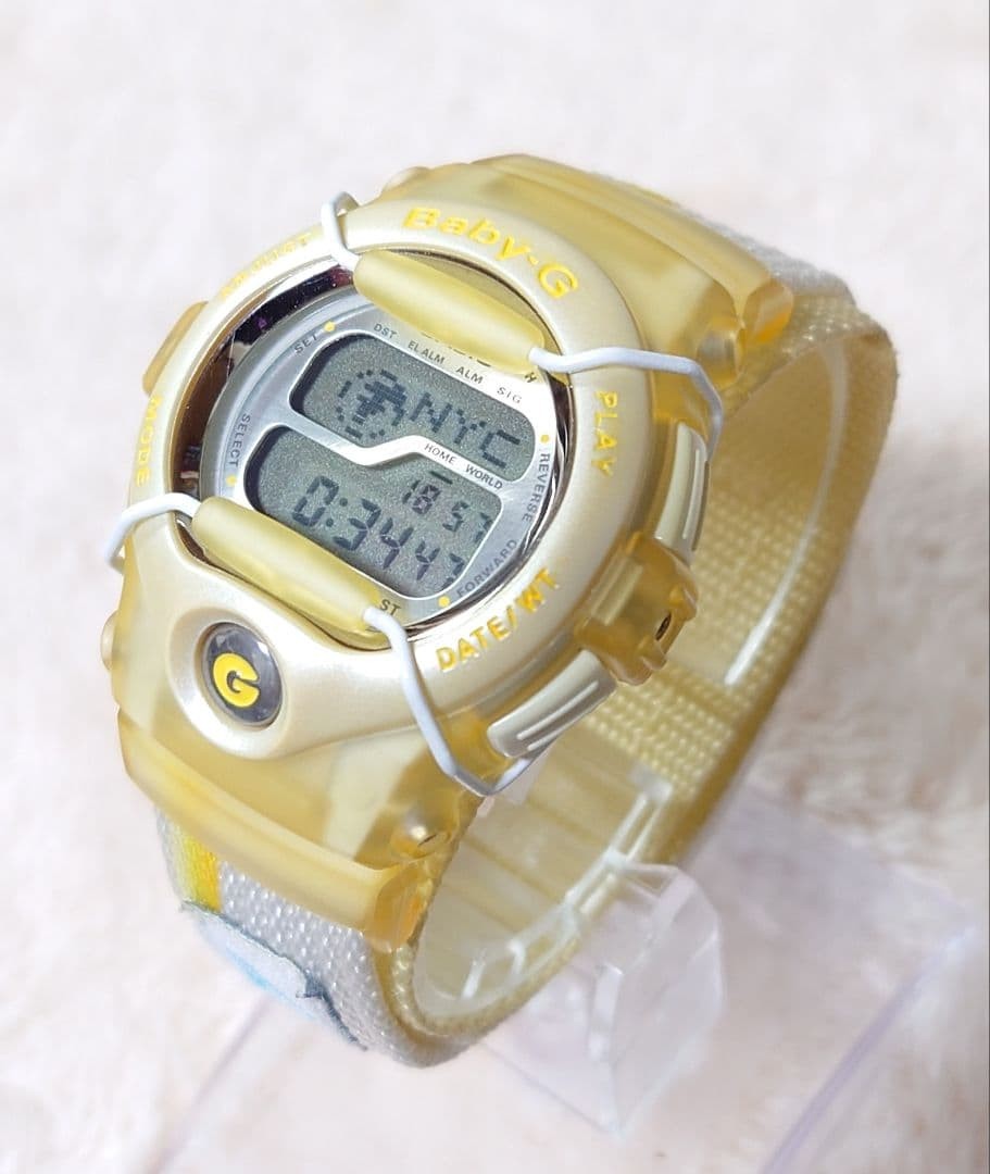 Casio Baby-G BGT-110 Yellow Digital Watch