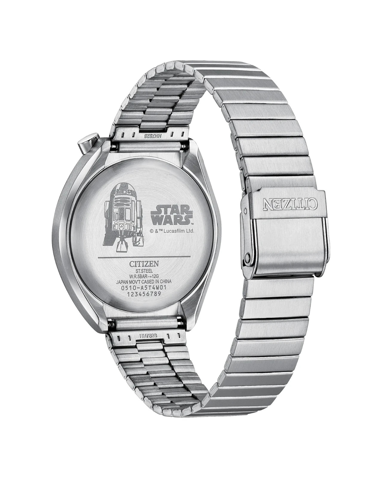 NEW Citizen Star Wars R2-D2 Chronograph Mineral Crystal Unisex Watch AN3666-51A