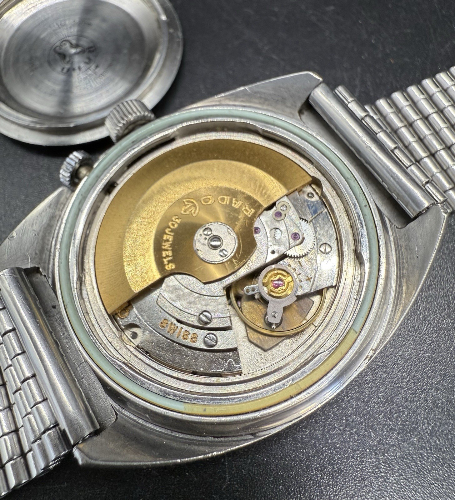 Vintage Rado Captain Cook Diver Automatic Steel 1960s Watch Rotating Bezel