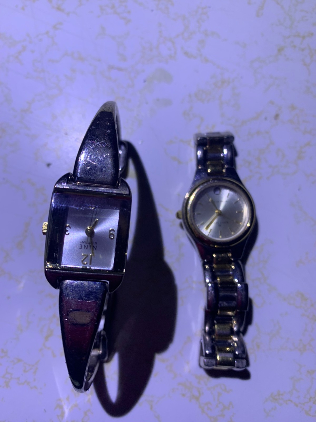 Lot of Two Women’s Watches Anne Klein and Nine & Company – Very Good Condition