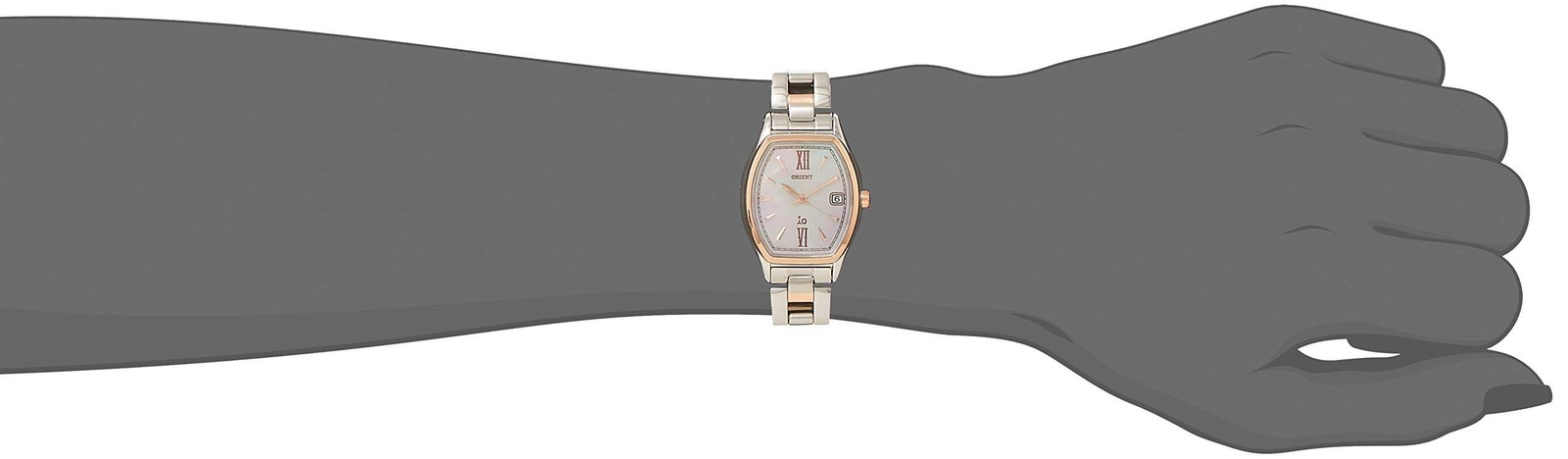 ORIENT Watch io LIGHTCHARGE RN-WG0010A Solar Women’s Stainless Steel Silver NEW