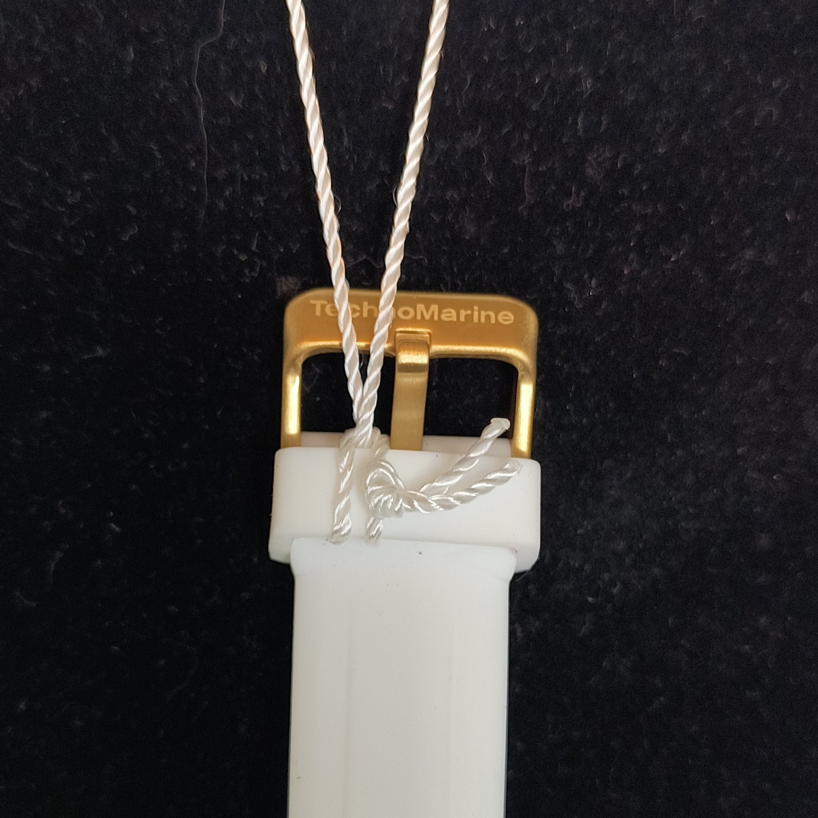 TechnoMarine Cruise Quartz 200m Gold/Clear Case Day-Date 40mm White Strap Box
