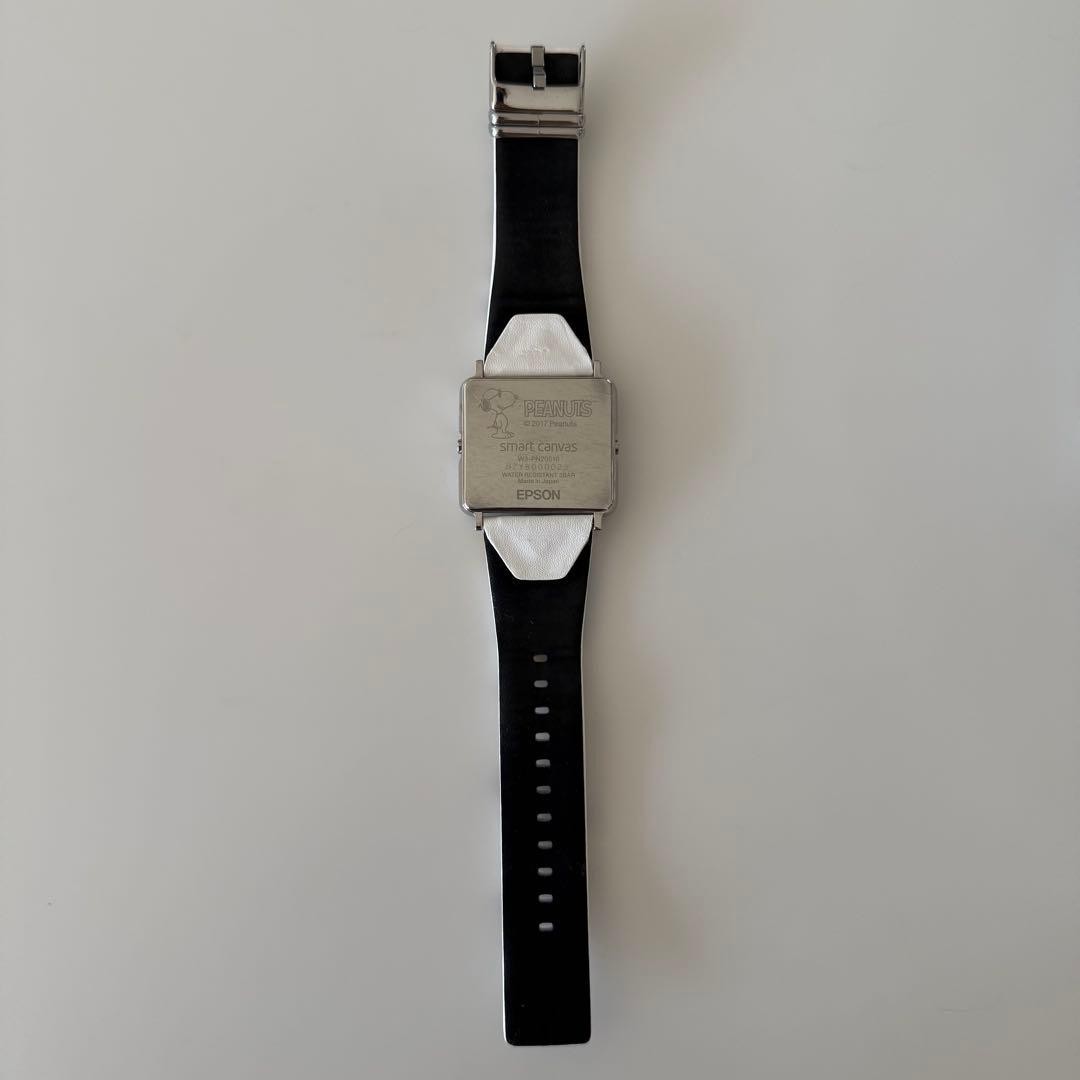 Epson Smart Canvas Snoopy Watch China Release Chinese Language New Battery MINT