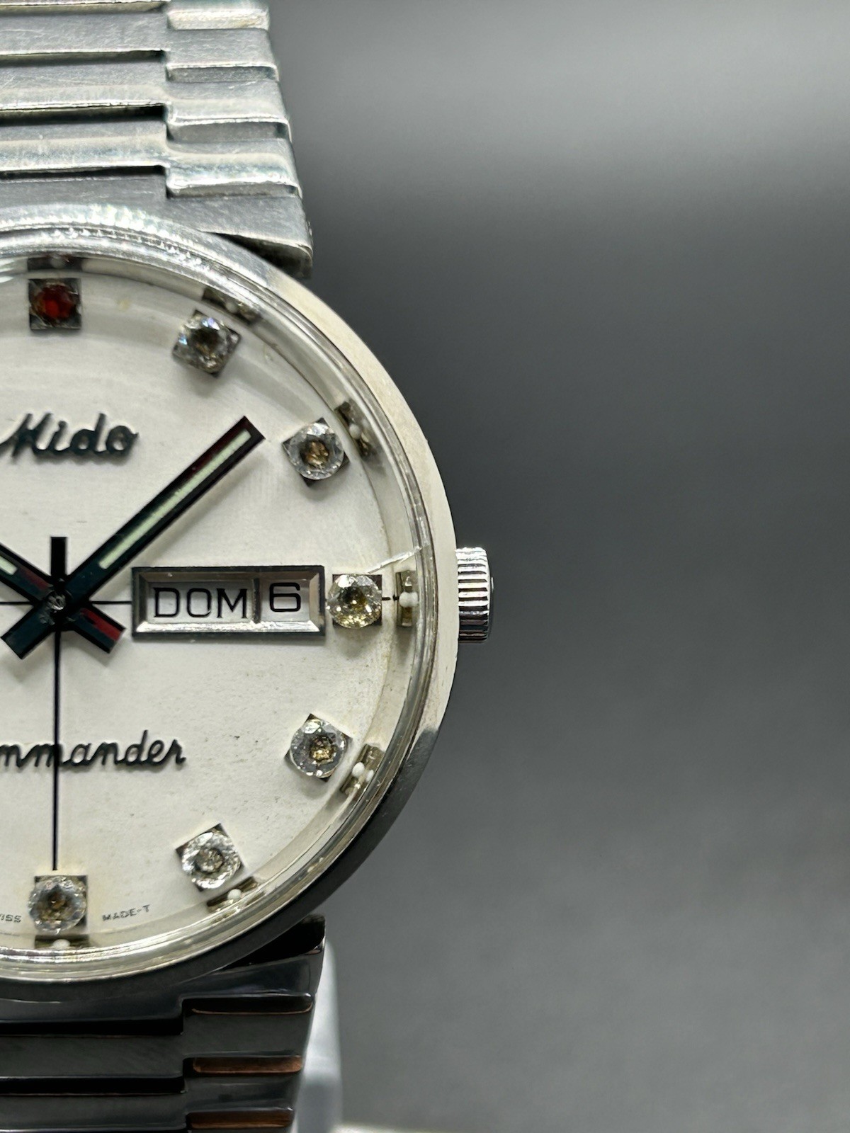 Vintage MIDO Ocean Star Datoday Commander 8269 Swiss Made Rare Dial Men’s Watch