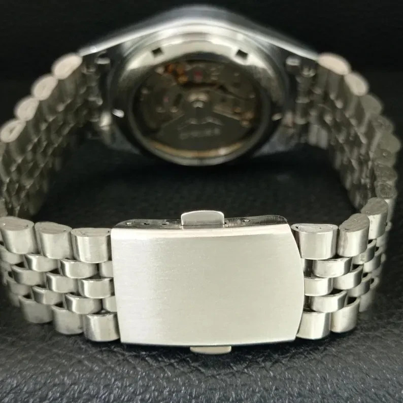 Vintage Seiko 5 6309a Automatic Refurbished Japan Mens Day/Date White Color Dial