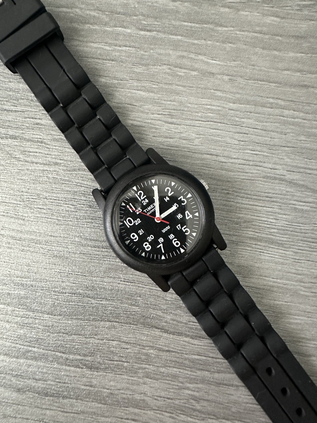 Black Timex Camper Quartz Men’s Watch New Battery