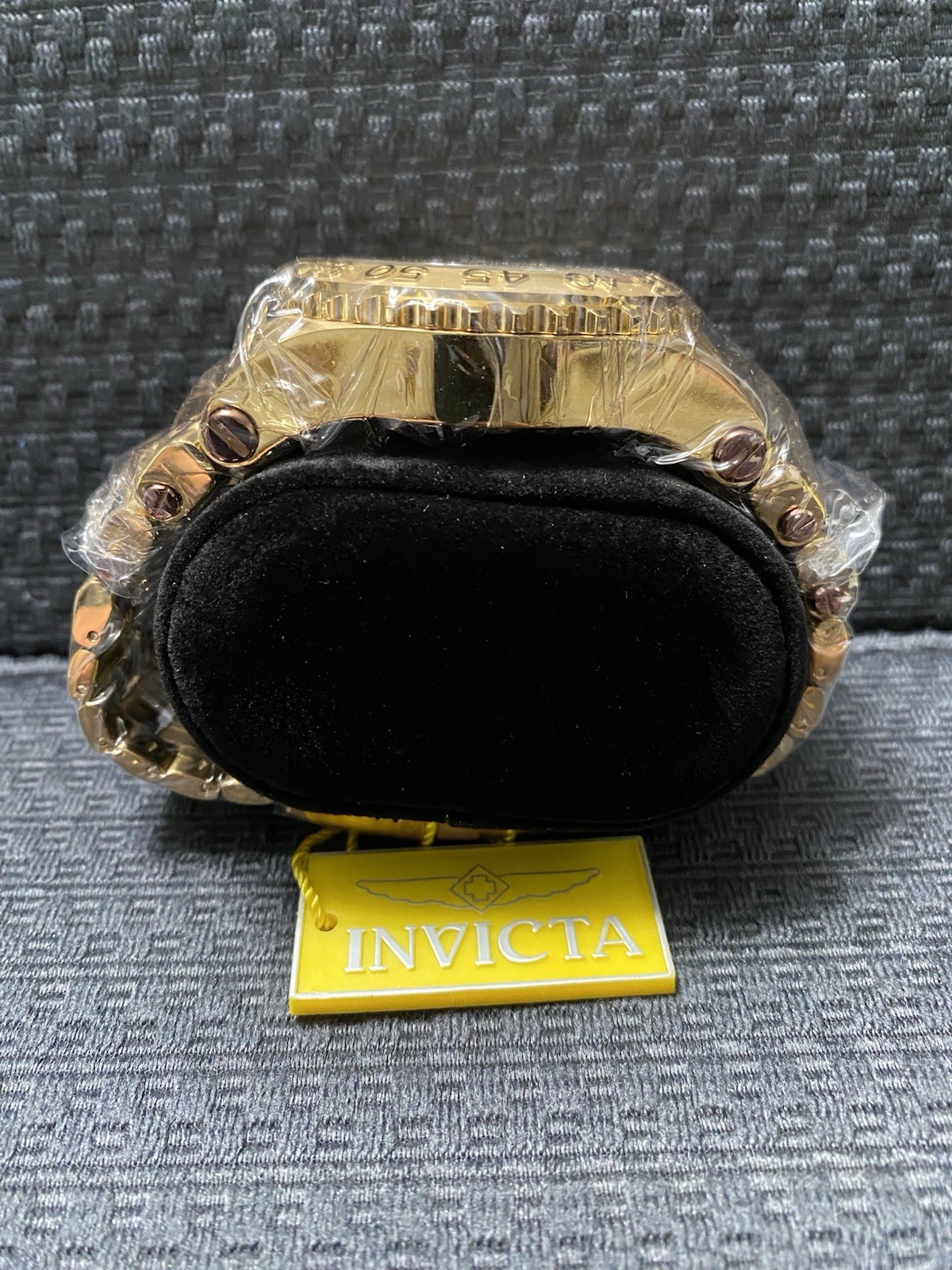 Invicta Reserve 50mm Chaos Coalition Forces Gold Label Quartz Watch Model #34608