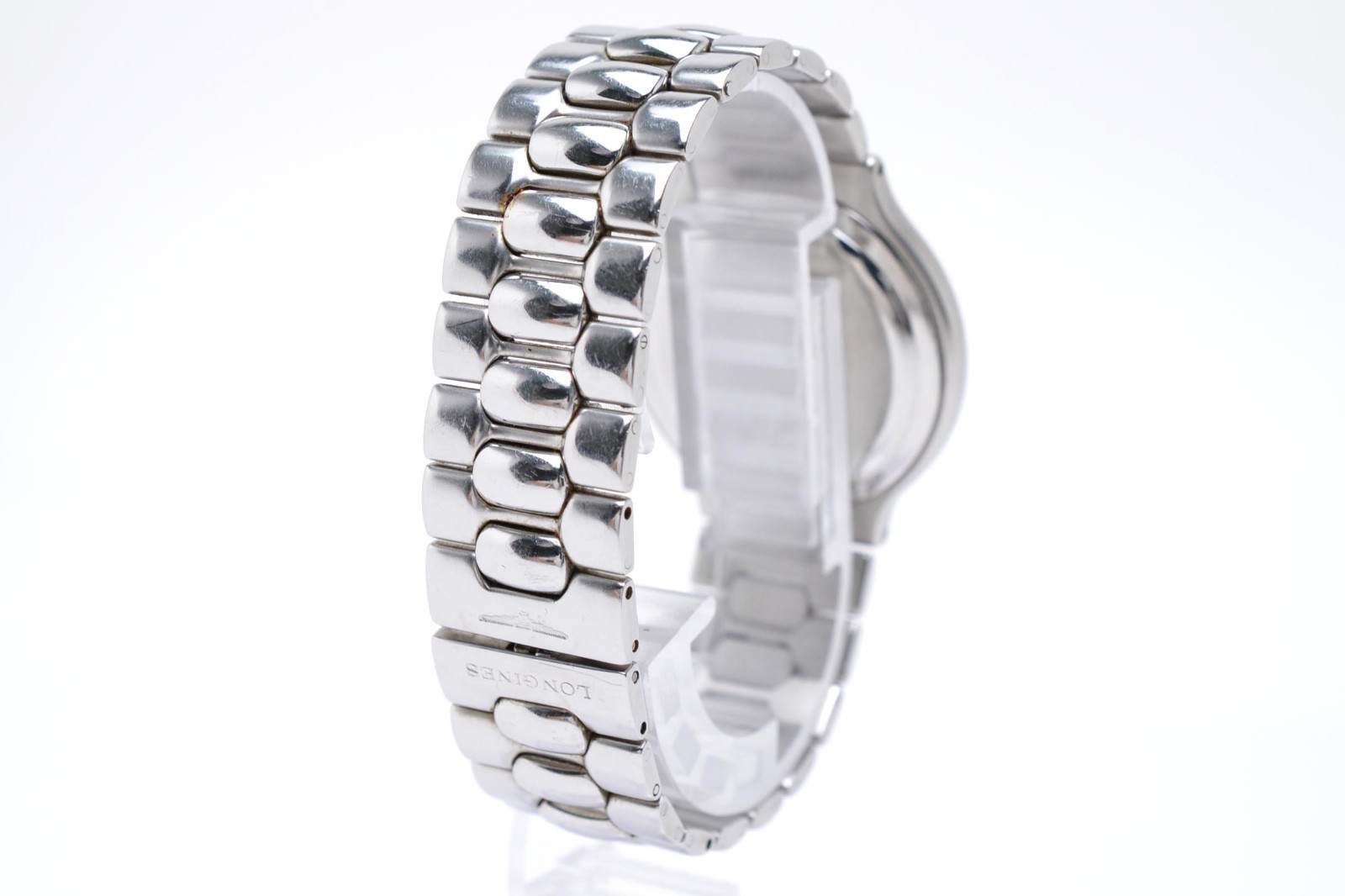 [EXC+5] Longines Conquest VHP L1.613.4 35mm Silver Dial Date Qz Men Watch Japan