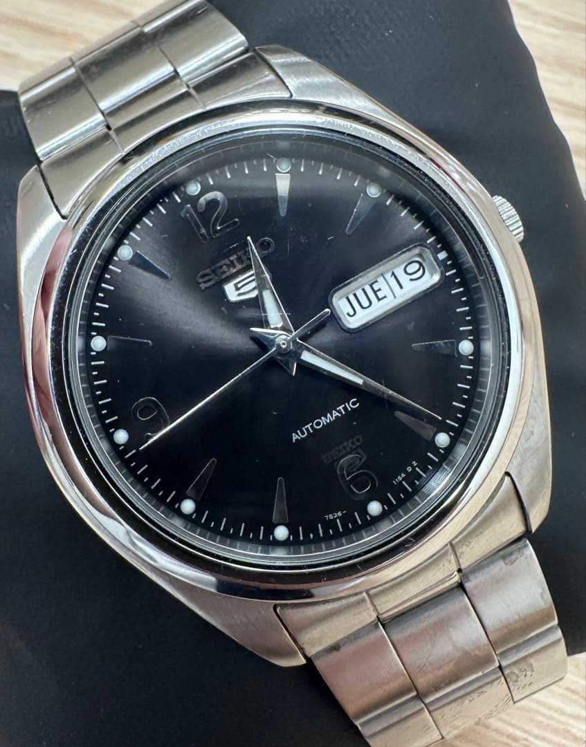 Seiko 5 7S26-0060 Automatic Watch Used Working Scratches & Rust