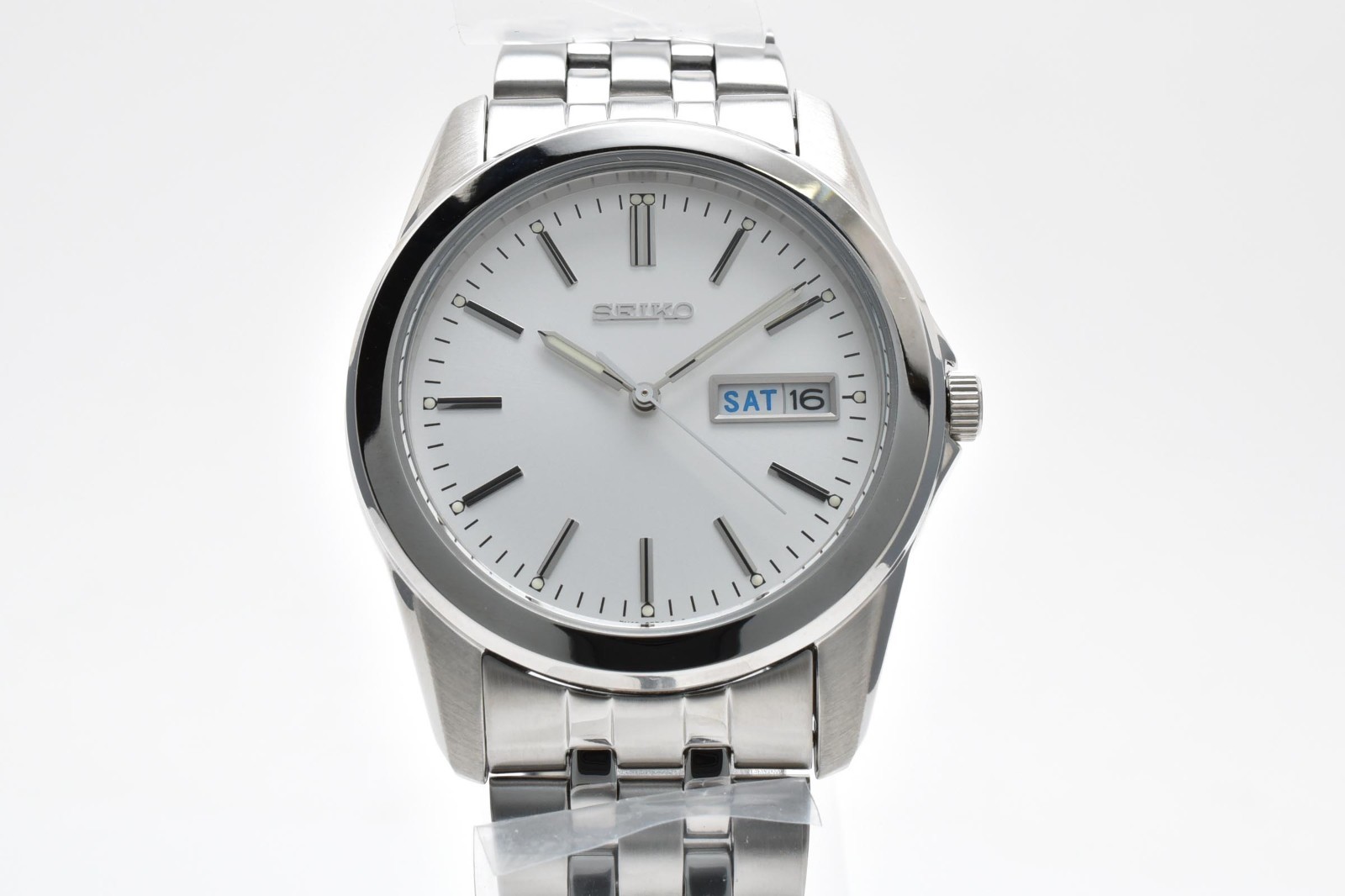 ［New with Tags］Seiko SPIRIT SCXC007 JDM White Dial Day-Date Quartz Mens Watch