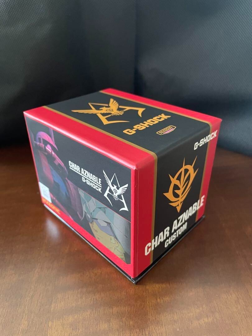Casio G-shock x Char Gundam Gshock limited 35th anniversarry BANDAI From Japan