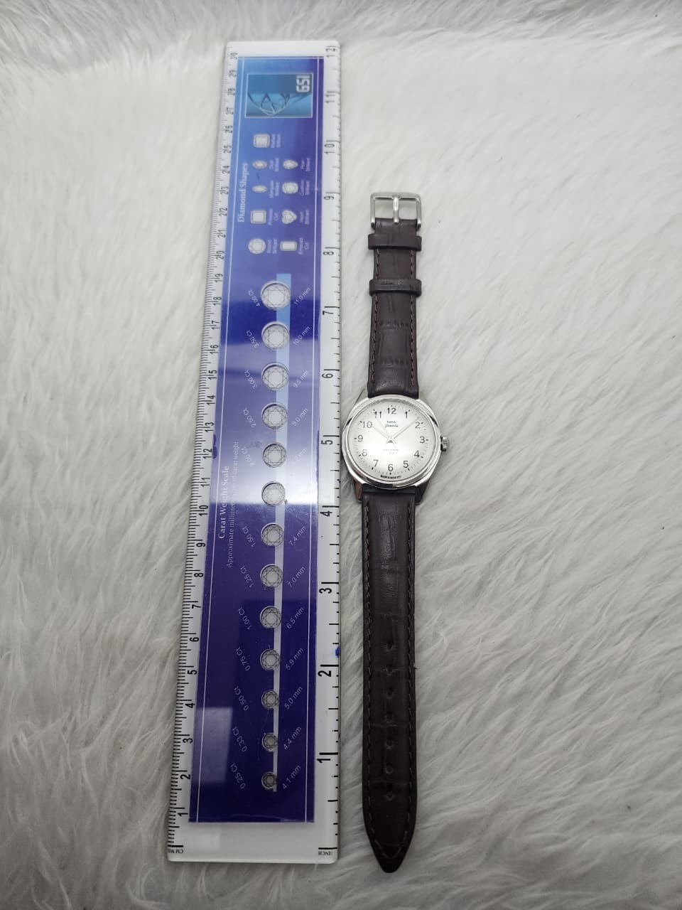 HMT Janata White Dial Para Shock 17 Jewels Handwinding For Men’s Wrist Watch
