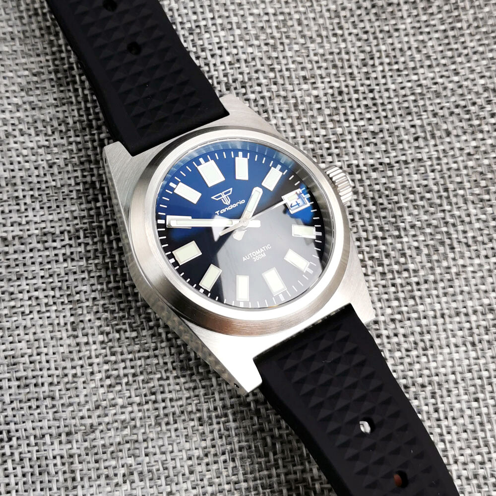 20ATM 38mm Tandorio Blue Black Gray dial NH35A PT5000 Automatic mens Watch