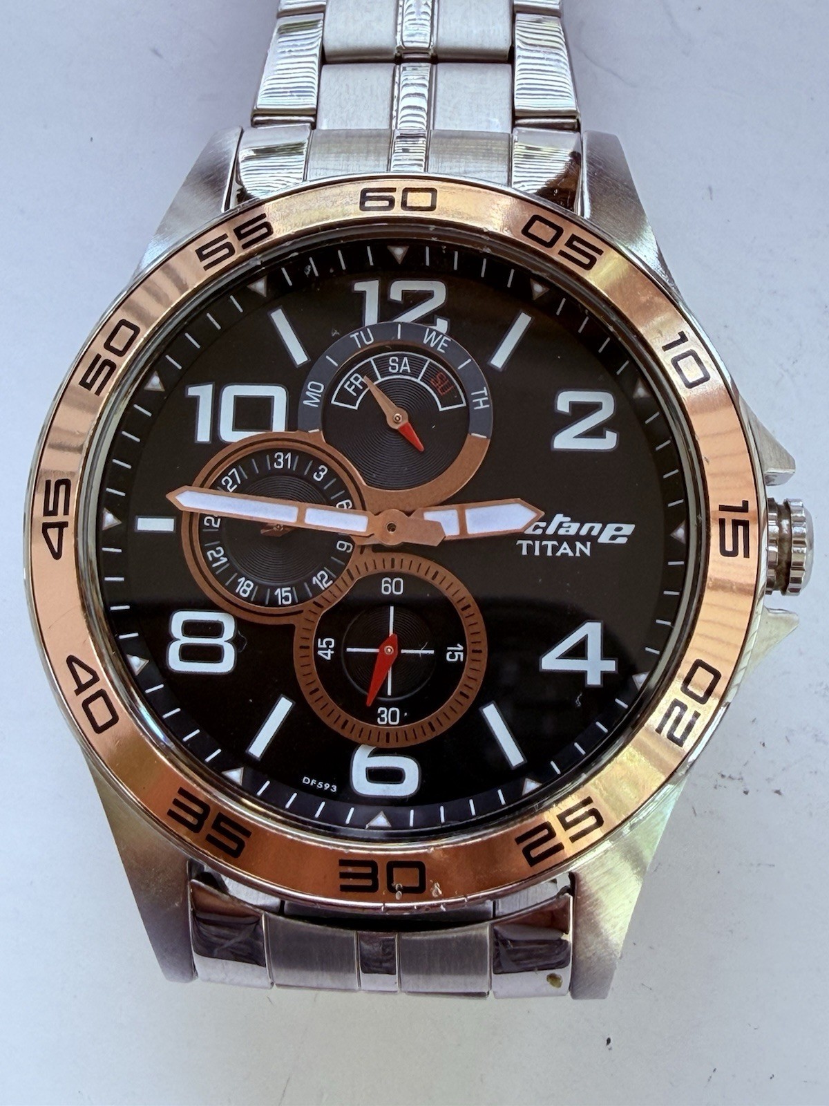 Titan Octane Man’s Fashion Runway Edition Model 1702KKA-DF593 Stainless Steel
