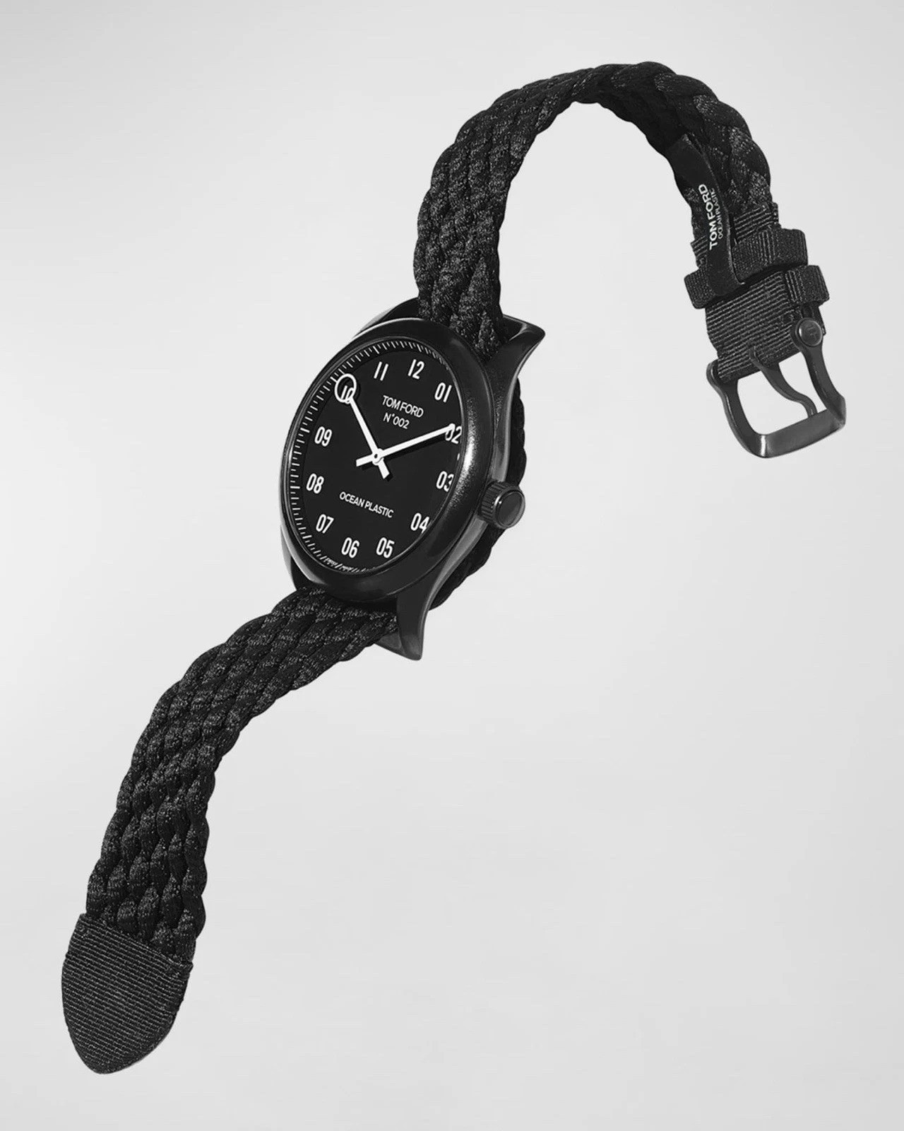 TOM FORD N 002 Ocean Plastic Watch – Black Band