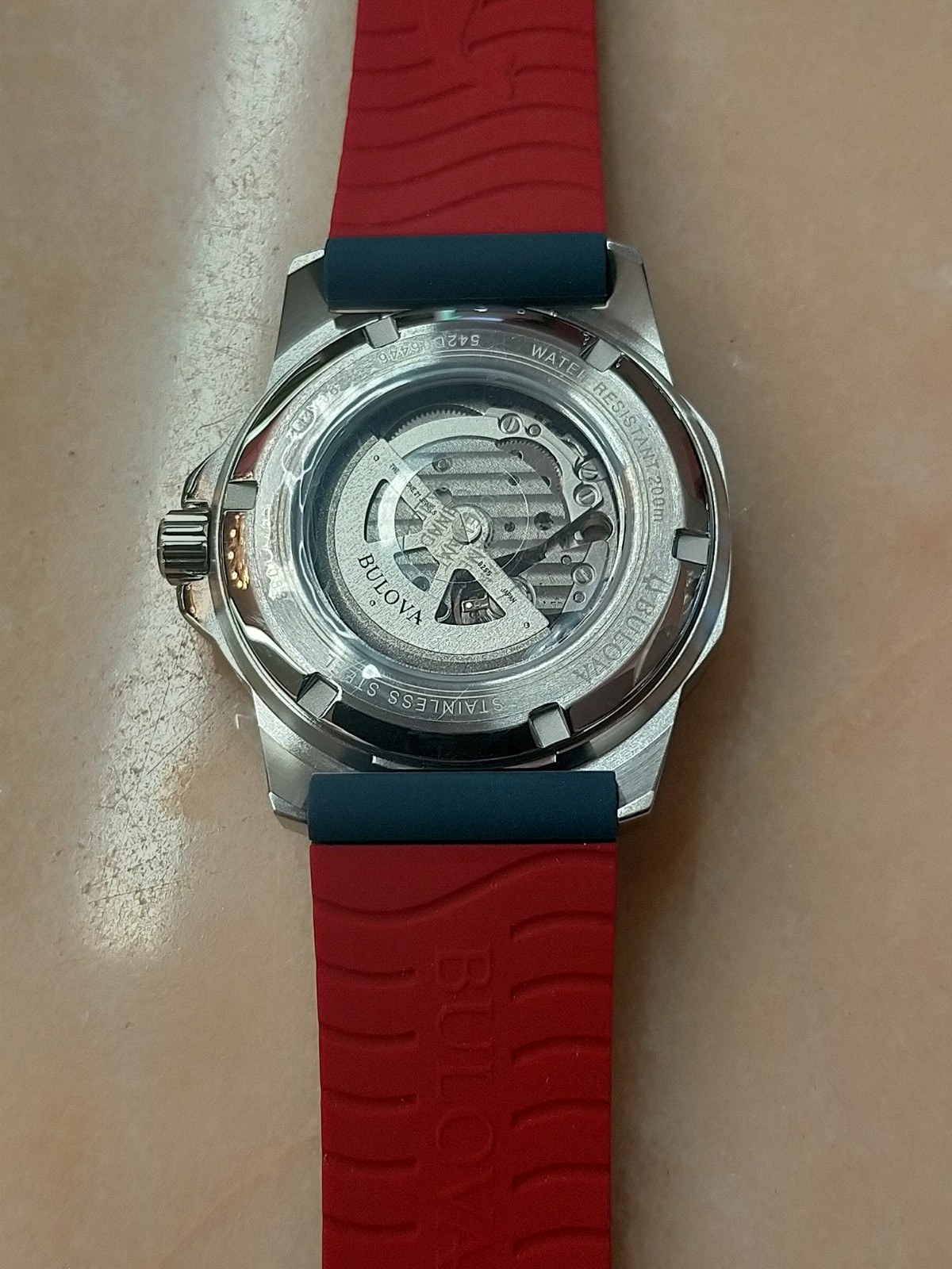 Bulova Marine Star Blue Dial Watch New Mens