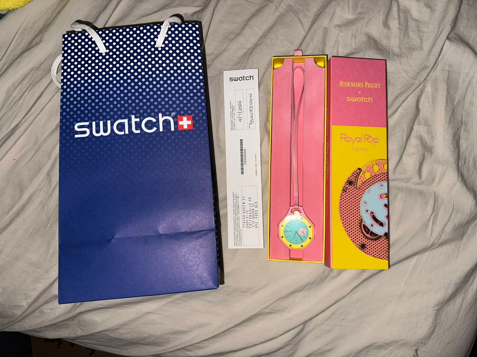 Swatch x AP Royal Pop Otg Roz
