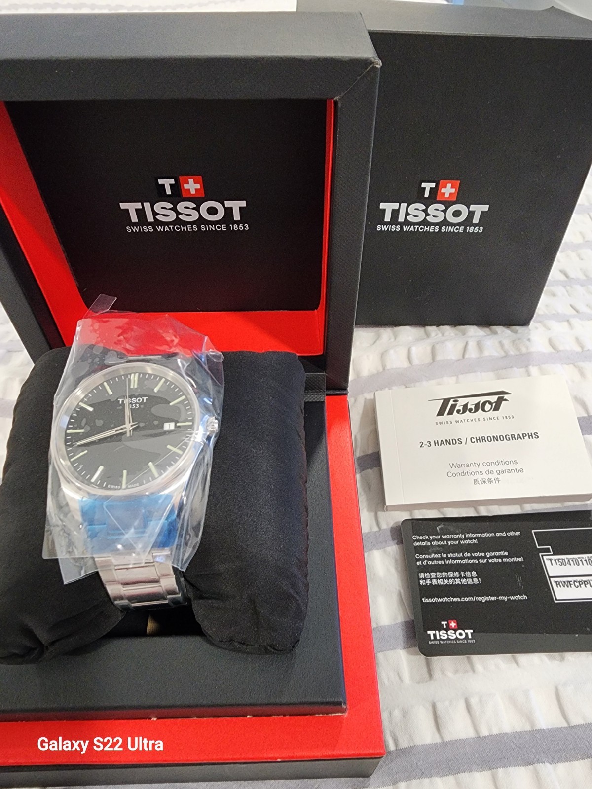 Tissot PR 100 Quartz EOL Black Dial Stainless Steel Men’s Watch T1504101105100