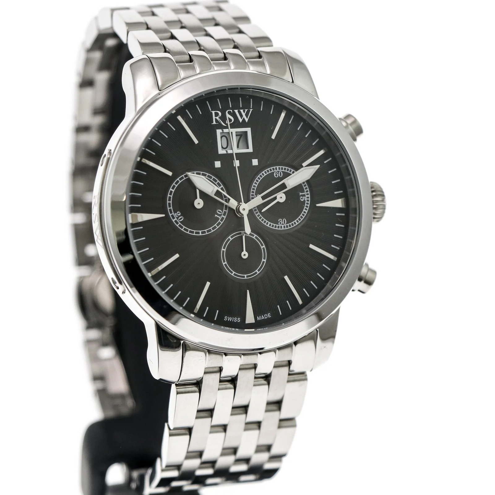 RSW – Swiss chronograph – RSWC111-SS-3 Swiss Chronograph Ronda 44 mm RSWC111 50