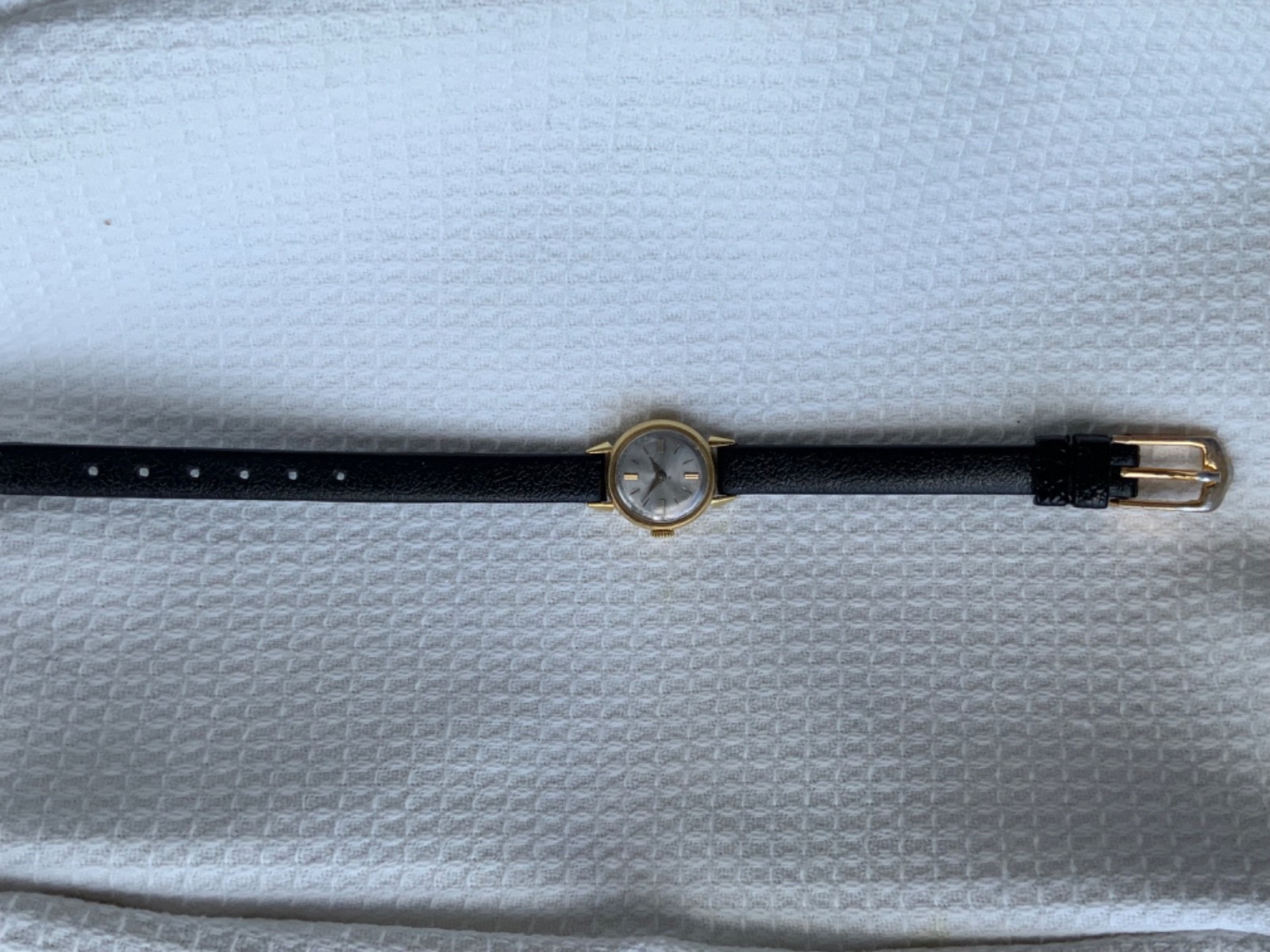 Vintage Jaeger-LeCoultre Ladies 18K Gold Manual Wind Watch – For Service