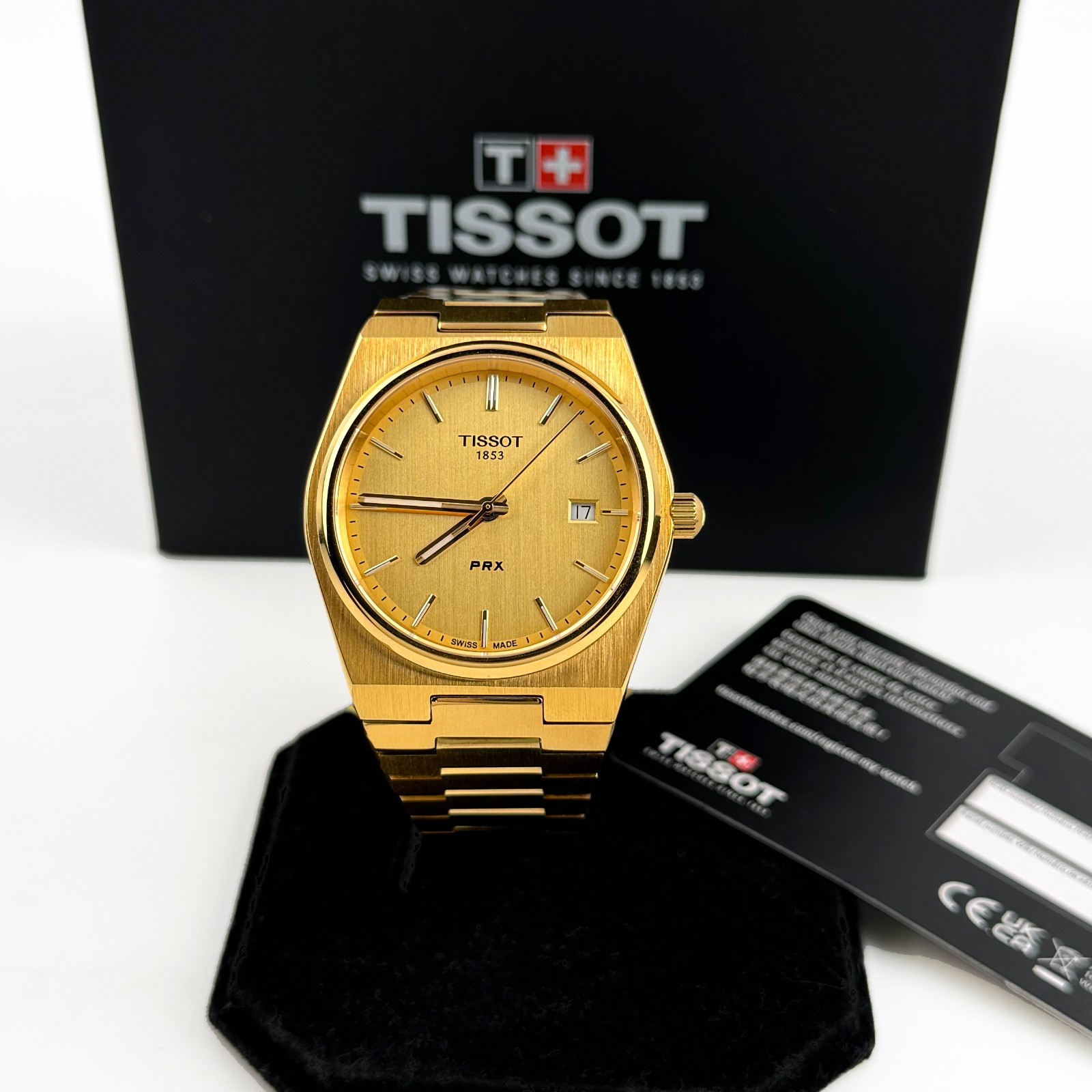 TISSOT PRX TAINLESS STEEL Men’s Champagne Watch T137.410.33.021.00 (40 MM )