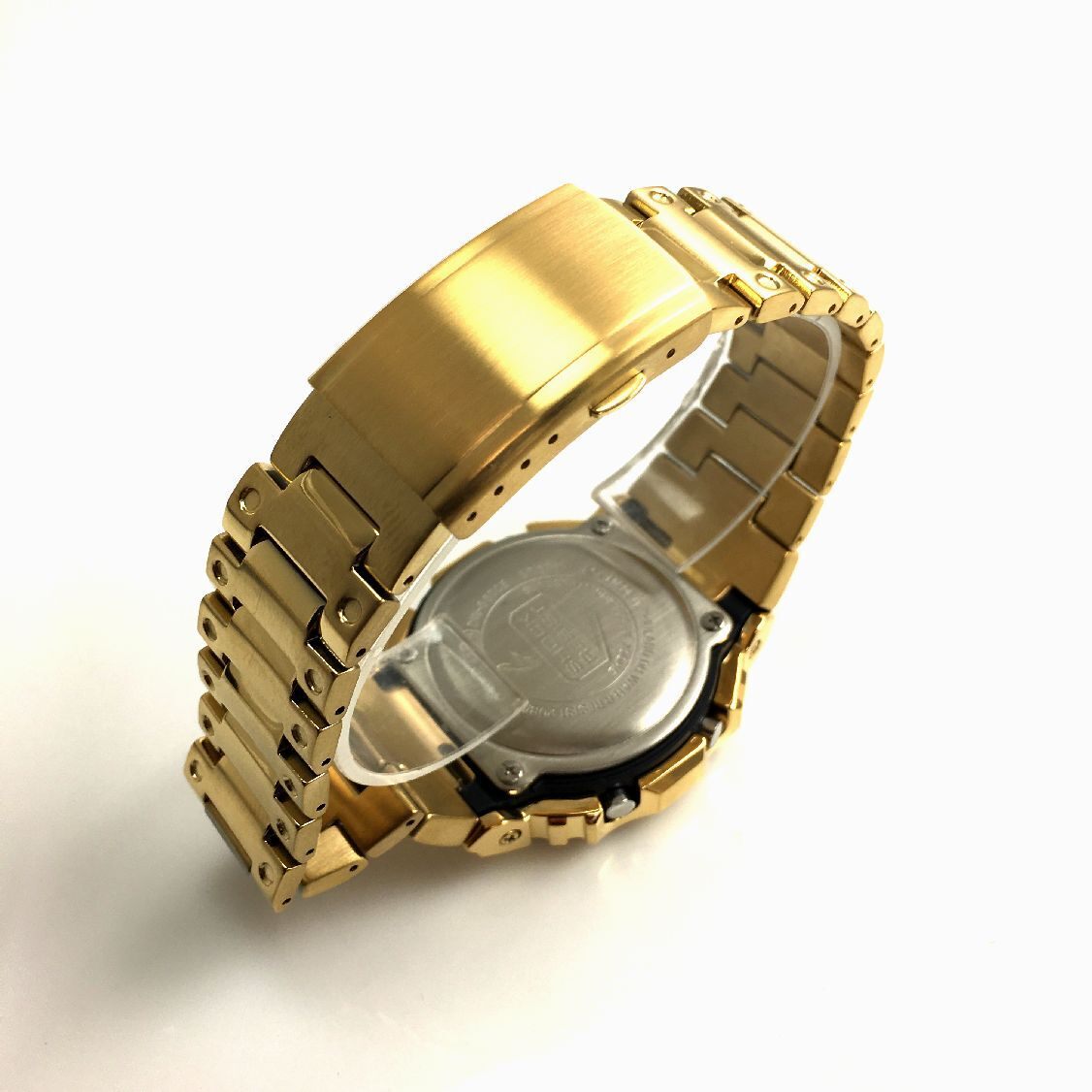 Casio Metal G-Shock DW5600 Mod Gold PVD Steel Bezel Bracelet 5600 Full Custom