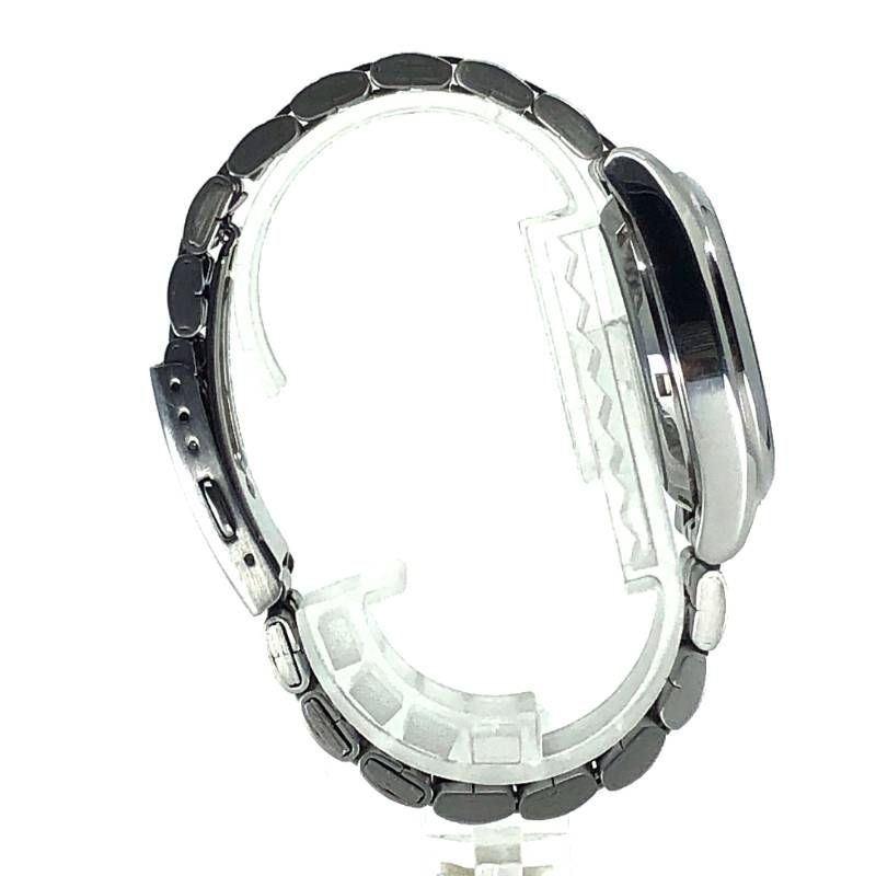 Seiko 5 Automatic Stainless Steel Silver Blue Yellow Watch 7S26-01V0