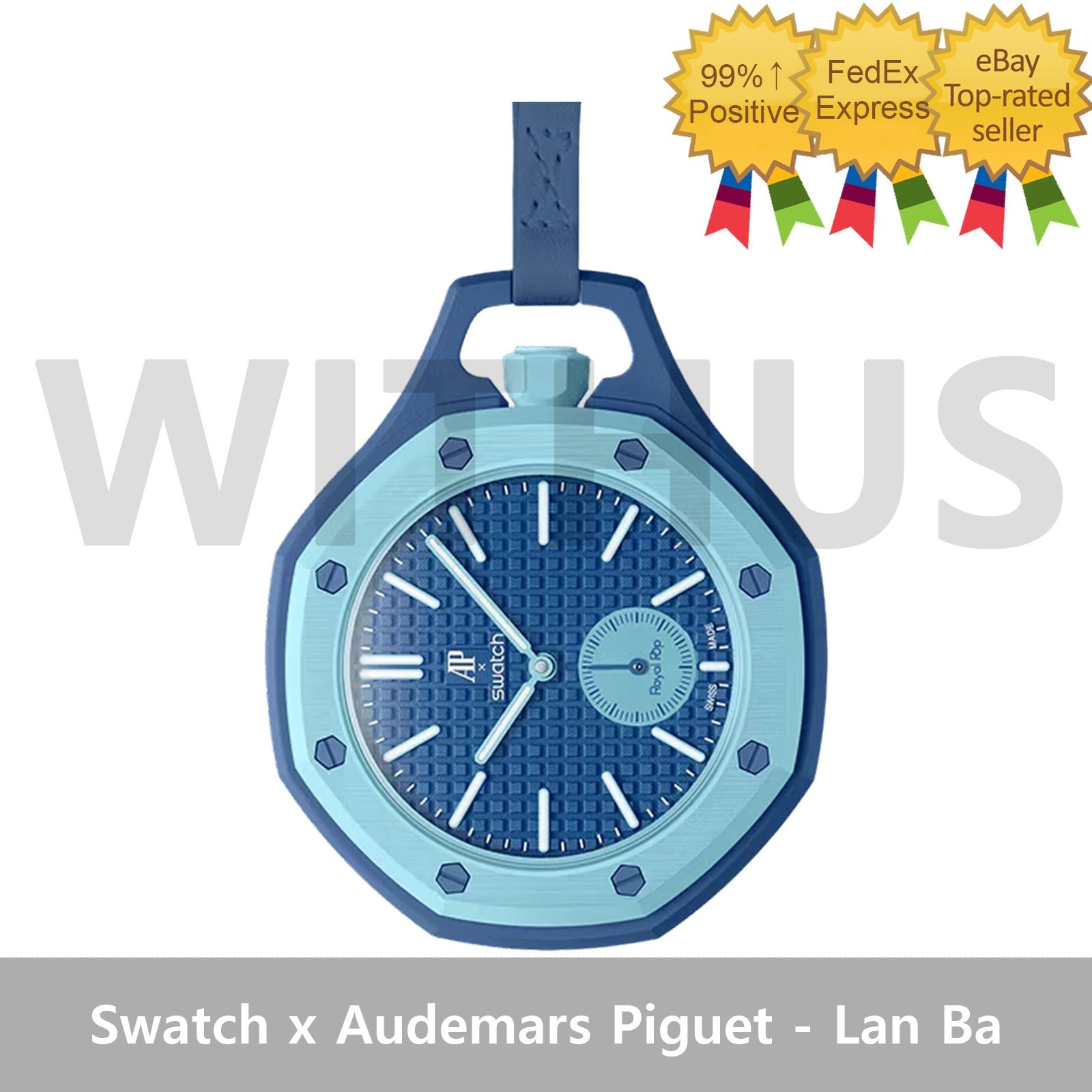 Swatch x Audemars Piguet Royal Pop Lan Ba Pocket Watch SSX03L100N *