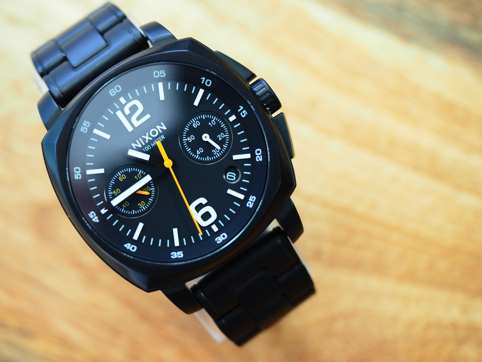 Nixon The Charger Chrono SS Watch All Black