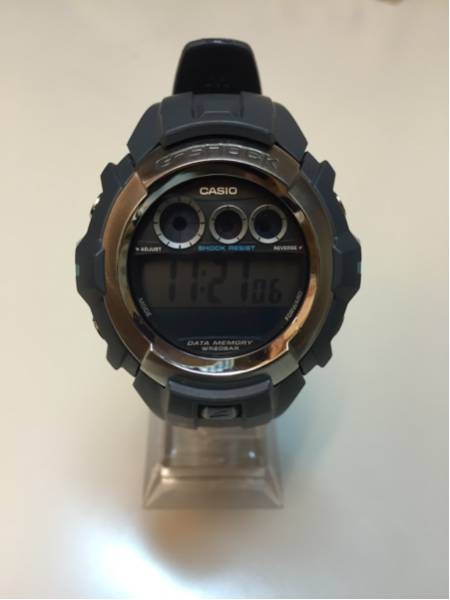 G SHOCK CASIO Brand Watch G 3000 Used Navy Blue Decorative Fashion Item 1744 A