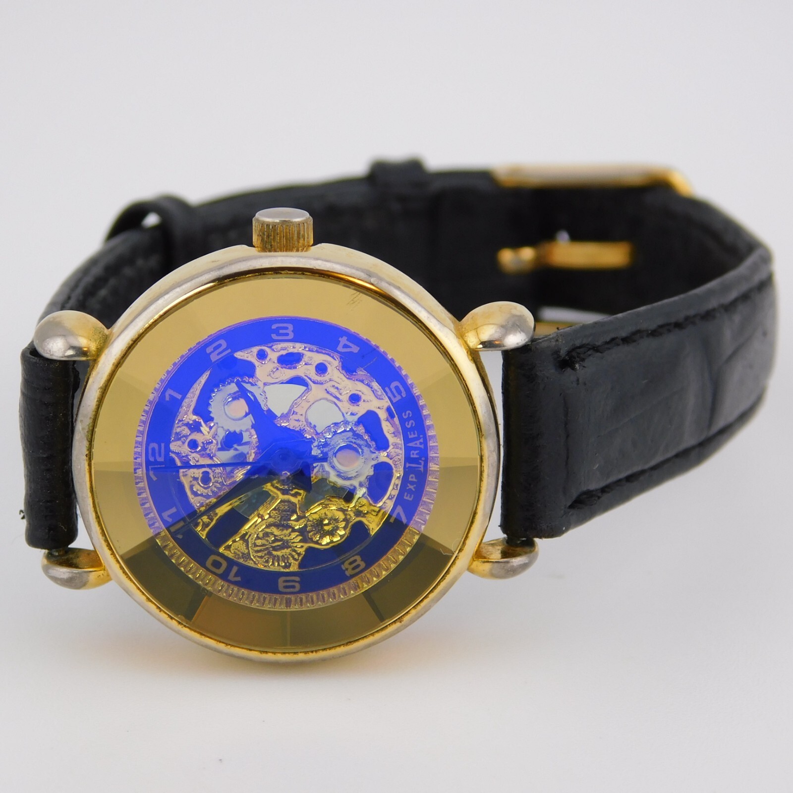 L.A.EXPRESS LAX212 Genuine Leather Quartz Analog Women’s Watch New Battery