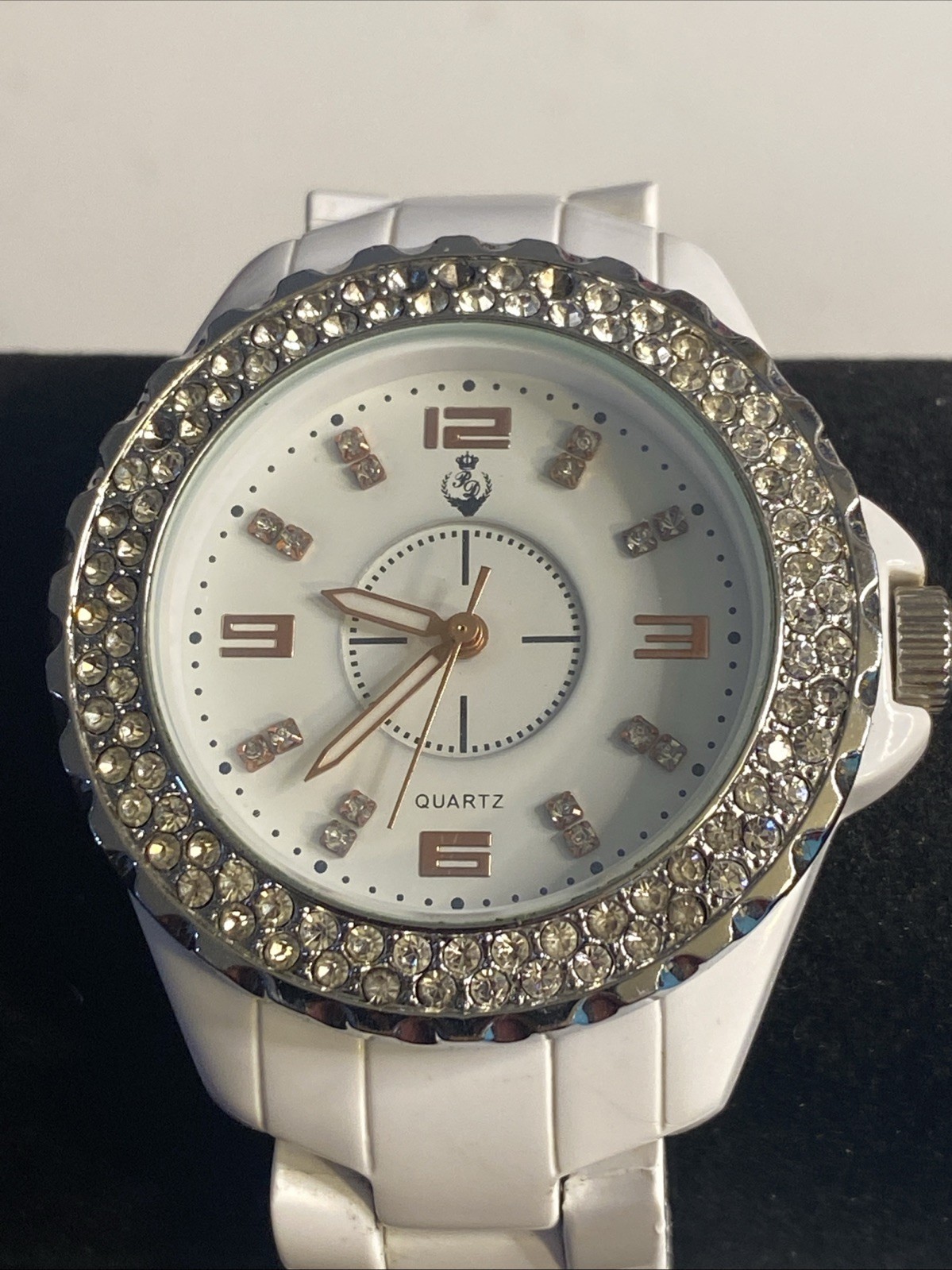 Premier Designs Women’s Watch with a gem encrusted bezel and new battery