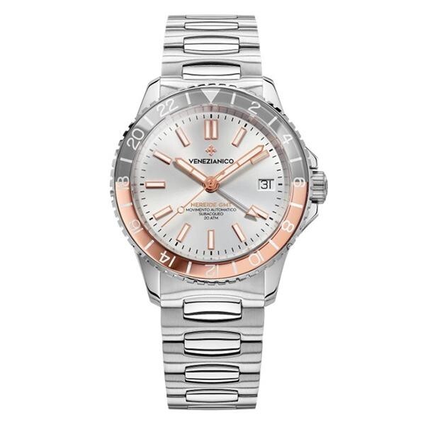 Venezianico Unisex NEREIDE GMT 3521503C Mechanical Analogue Steel 39mm NH34A