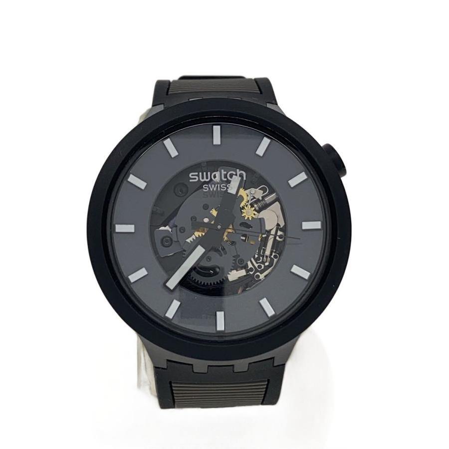 SWATCH◆Quartz watch/Analog/Rubber/SR1130SW//