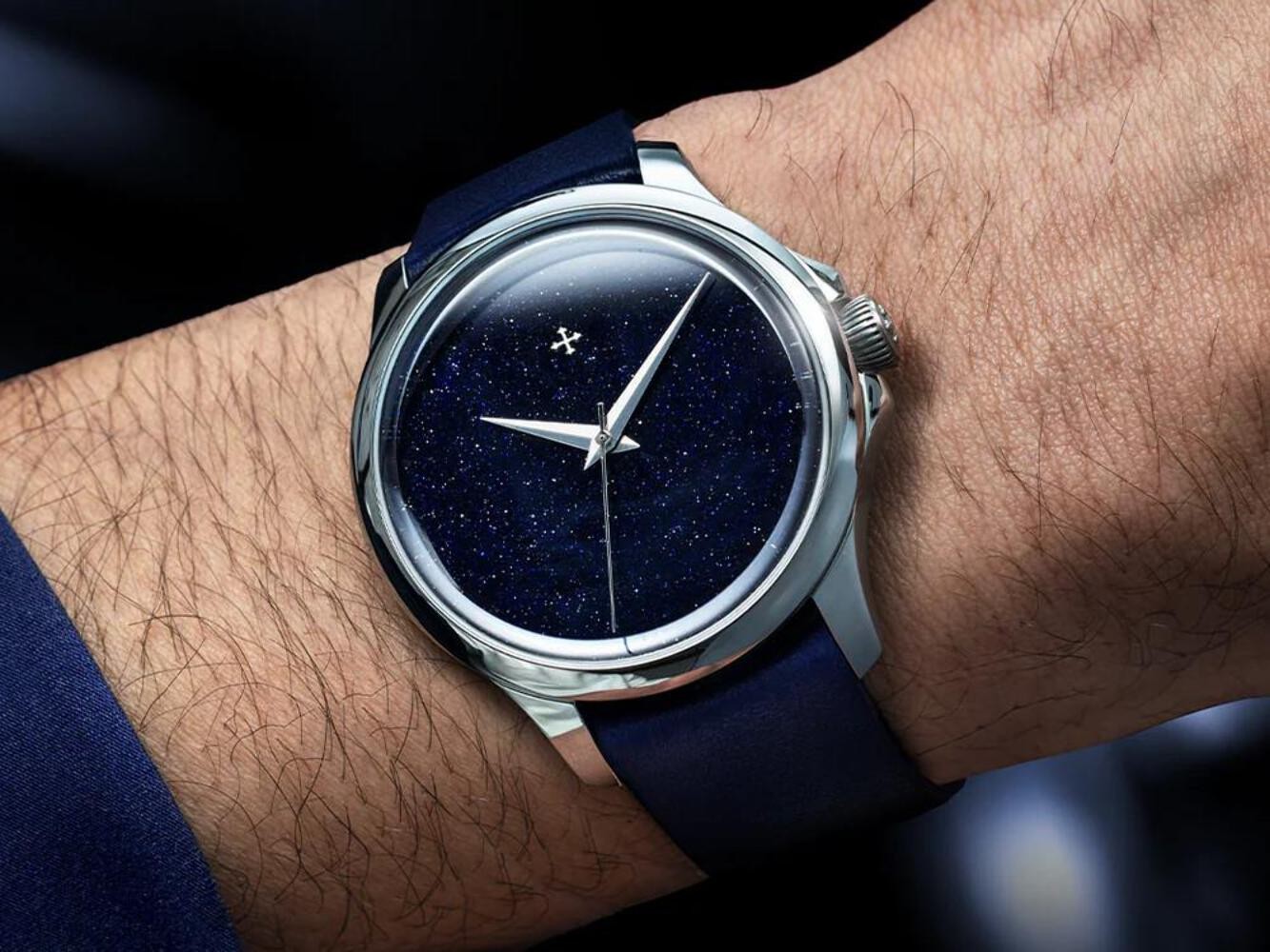 Venezianico Redentore Avventurina 36 Automatic Watch, 36 mm, Blue, 1121550