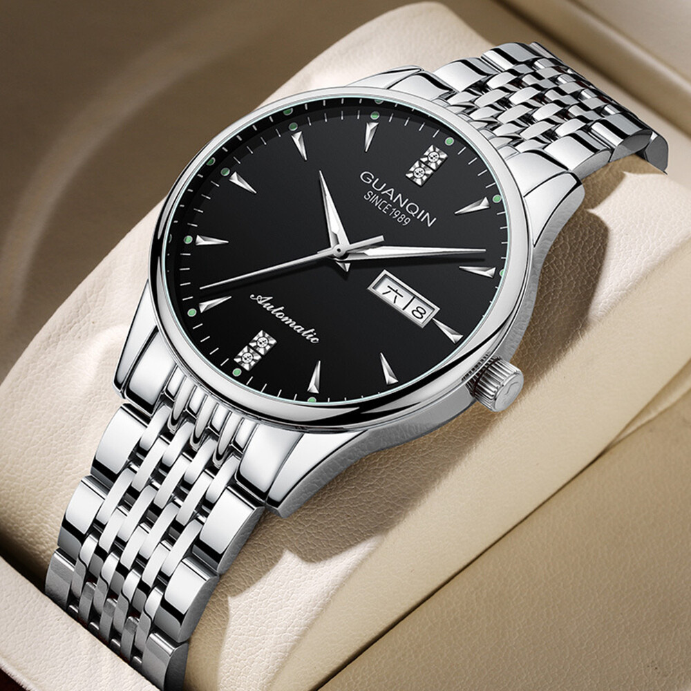 Men’s Automatic Mechanical Watch Sapphire Glass Waterproof Luminous Date Diapaly