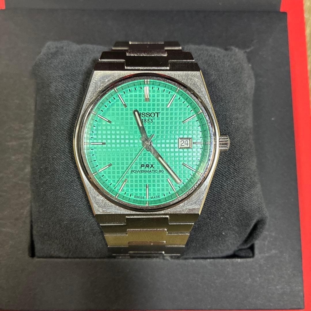 TISSOT PRX Powermatic 80 Green Dial Men’s Watch Automatic