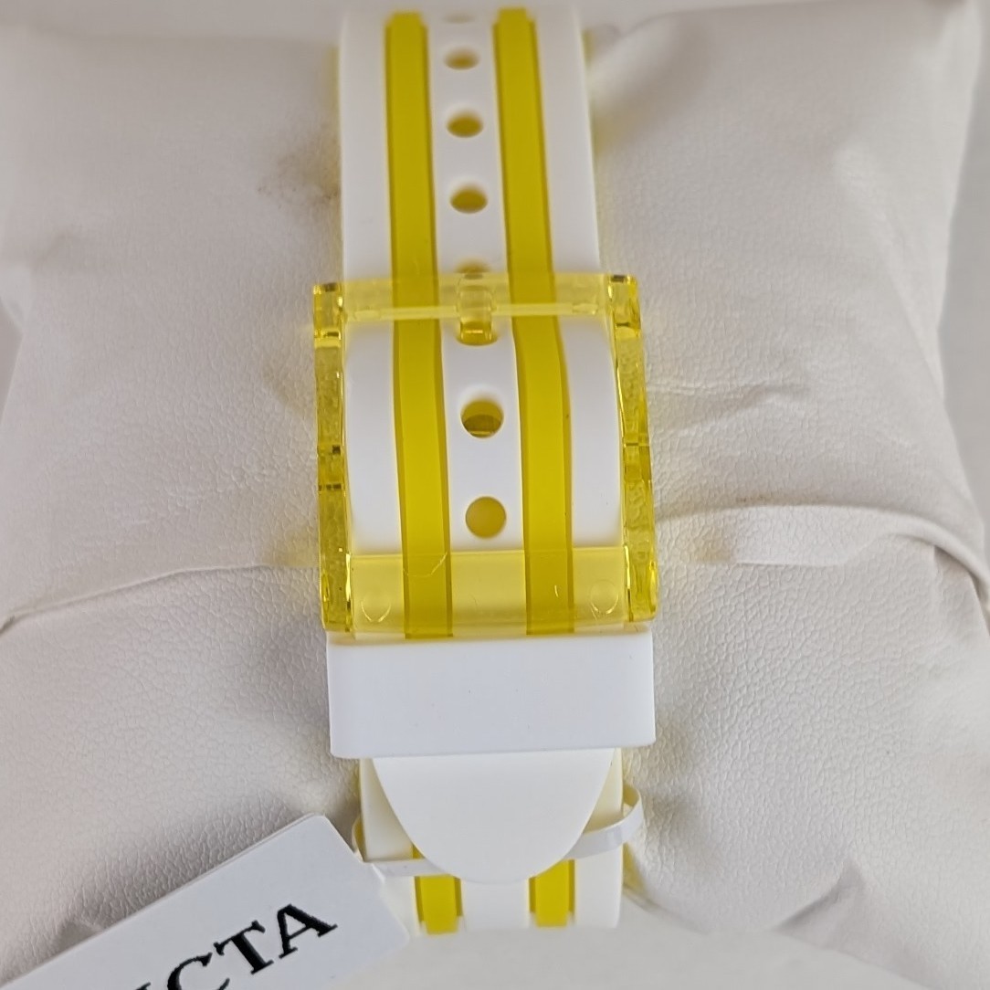 Invicta Subaqua Men’s 44mm Watch Transparent Yellow Green Silicone Sport 69451