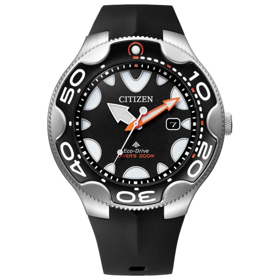Citizen Promaster BN0230-04E Eco-Drive Diver Orca Black Dial Rubber Watch New